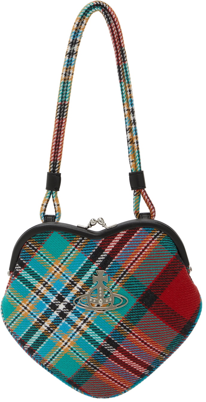 Vivienne Westwood Brown Belle Heart Frame Clutch Bag - ShopStyle