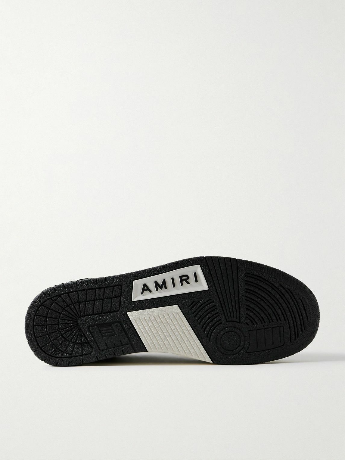 AMIRI - Skel-Top Metallic Bouclé and Leather Sneakers