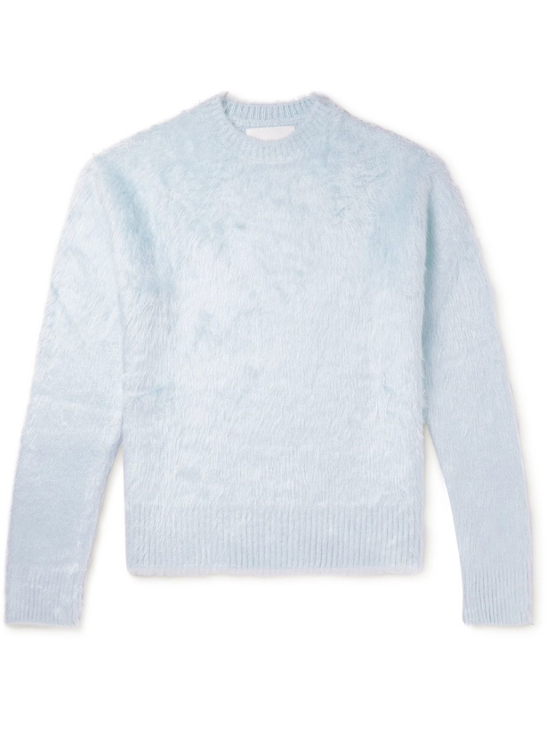 Photo: Jil Sander - Brushed-Silk Sweater - Blue