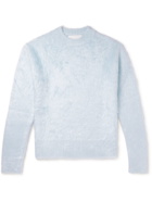 Jil Sander - Brushed-Silk Sweater - Blue
