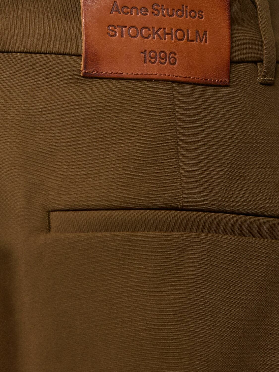 ACNE STUDIOS Plass Double Cotton Twill Pants