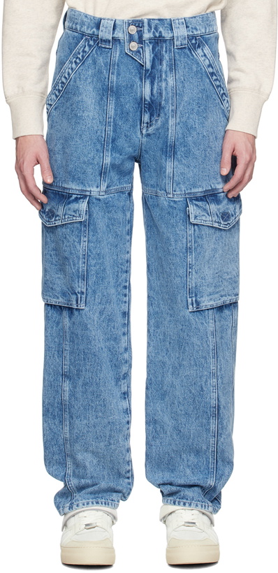 Photo: Isabel Marant Blue Javier Denim Cargo Pants