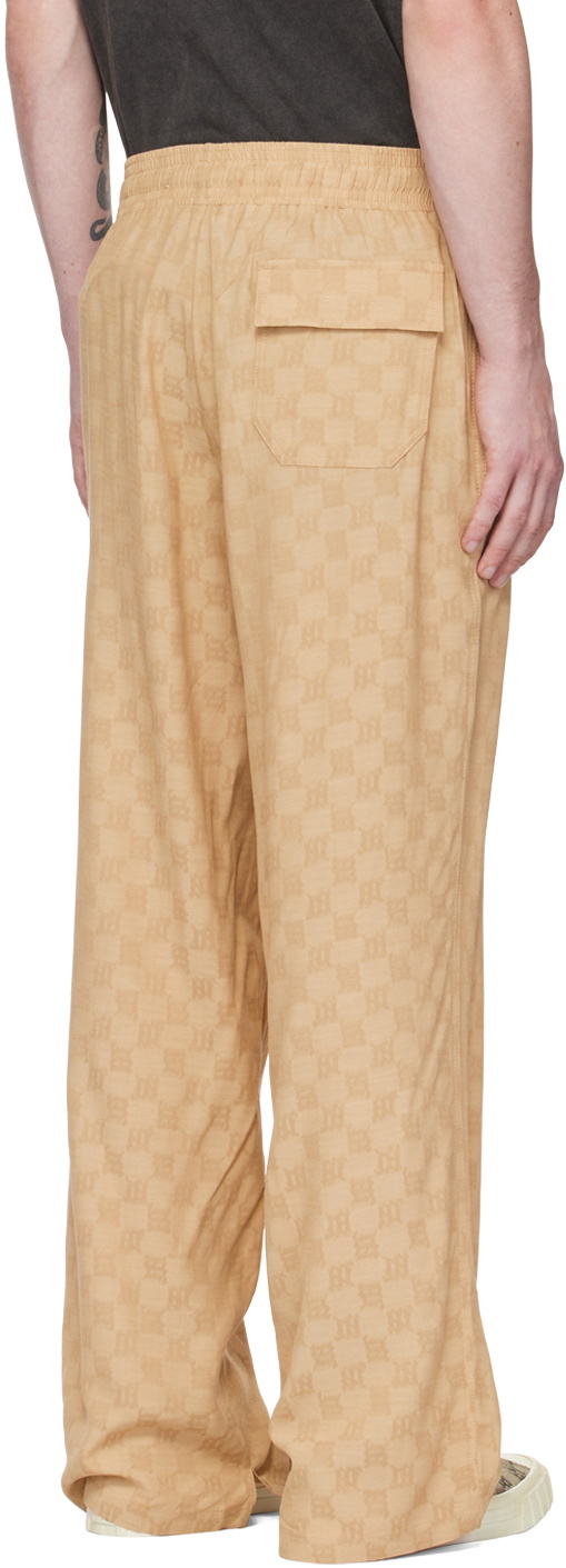 MISBHV Beige Monogram Trousers MISBHV