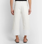 Loewe - Two-Tone Cotton-Twill Trousers - Neutrals