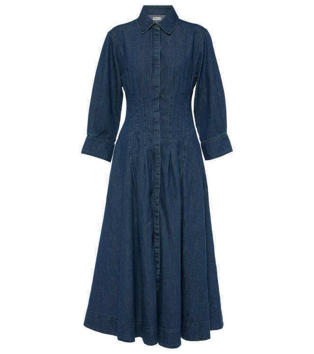 Simkhai Denim Shirt Dress Simkhai