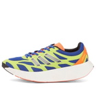 Adidas Running Men's Adidas Adizero Aruku Sneaker in Blue/Black/Solar Slime
