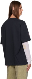 Acne Studios Black Scribbles T-Shirt