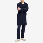 Homme Plissé Issey Miyake Men's Pleated Single Breasted Jacket in Navy