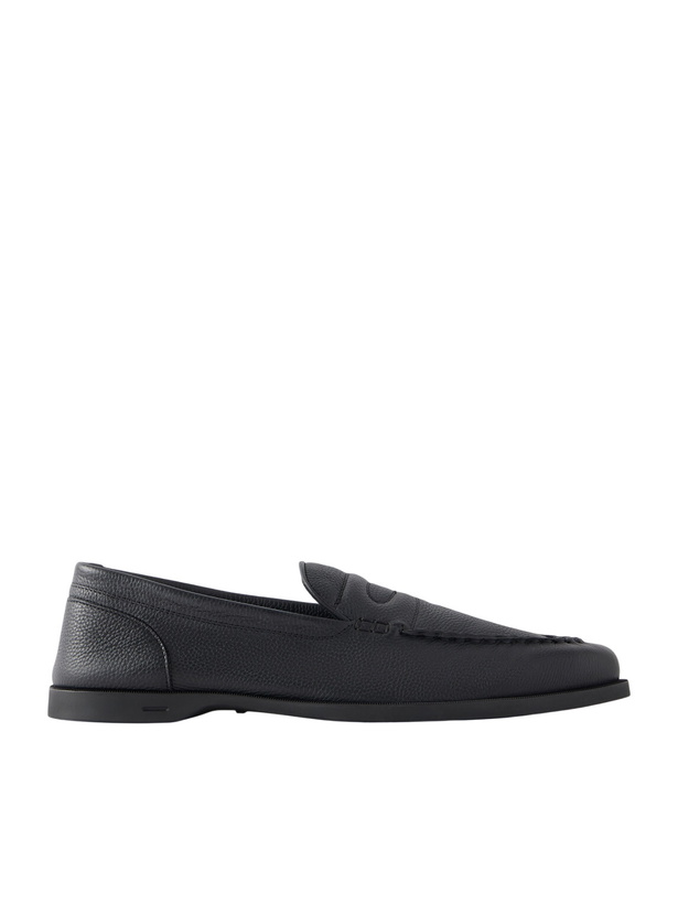 Photo: John Lobb - Pace Full-Grain Leather Loafers - Black