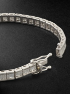 KOLOURS JEWELRY - 14-Karat White Gold Diamond Tennis Bracelet - Silver