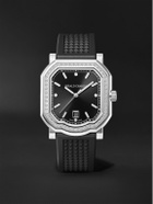 Gerald Charles - Maestro 2.0 Ultra-Thin Automatic 39mm Stainless Steel, Diamond and Rubber Watch, Ref. No. GC2.0-A-DIA-00