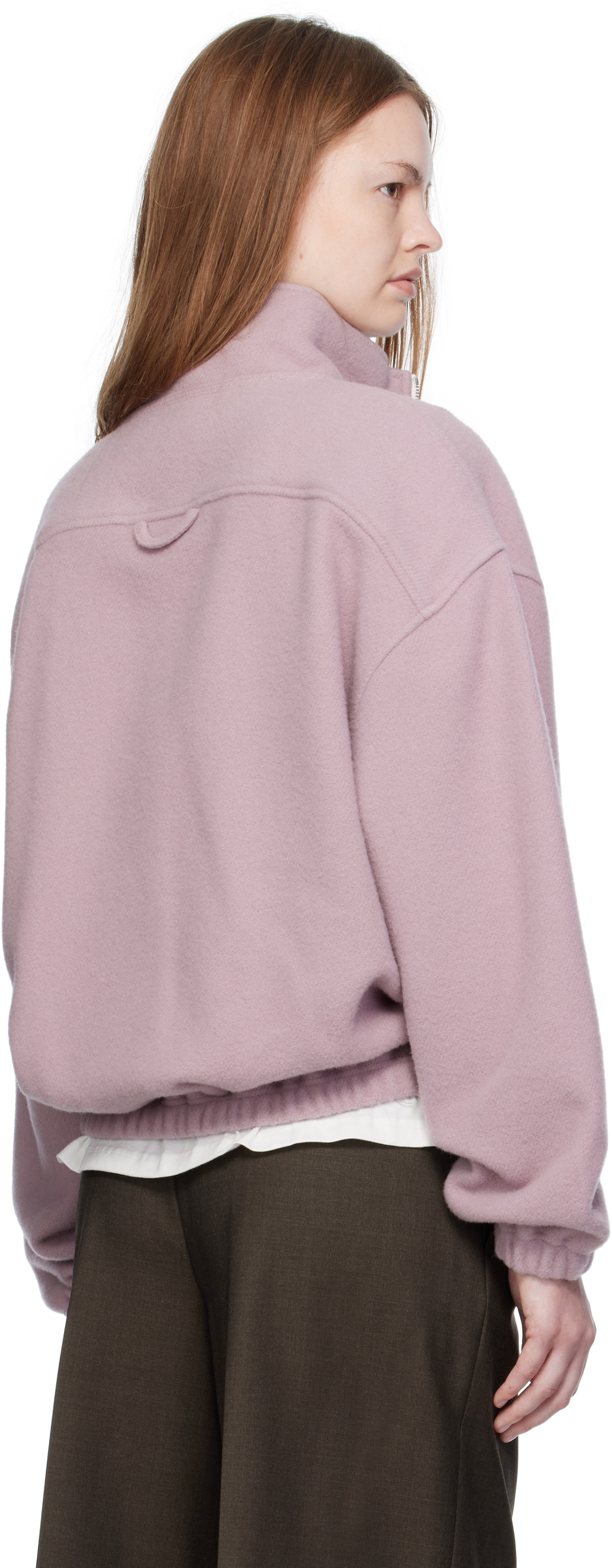 Rier Purple Fleece Sweater