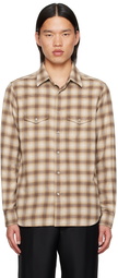 TOM FORD Brown Western Shirt