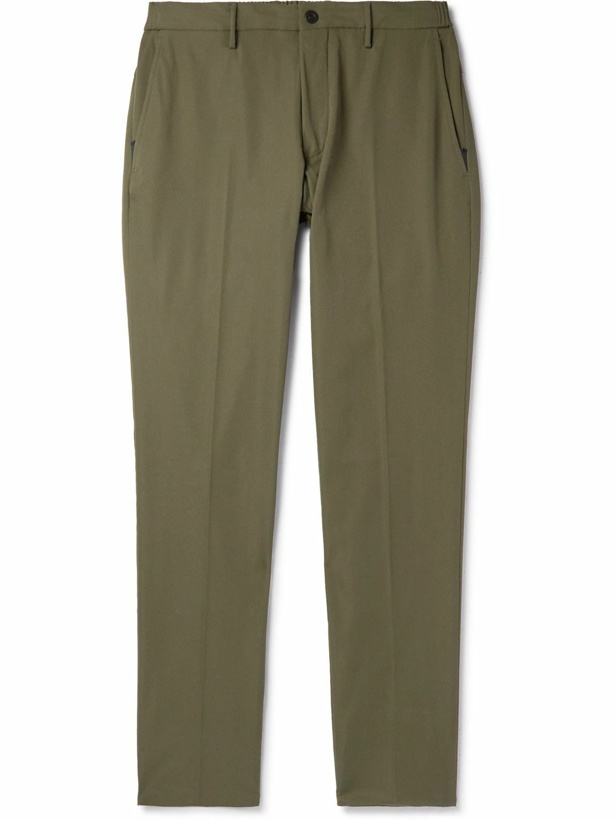 Photo: Incotex - Slowear Teknosartorial Slim-Fit Tapered Pleated Twill Trousers - Green