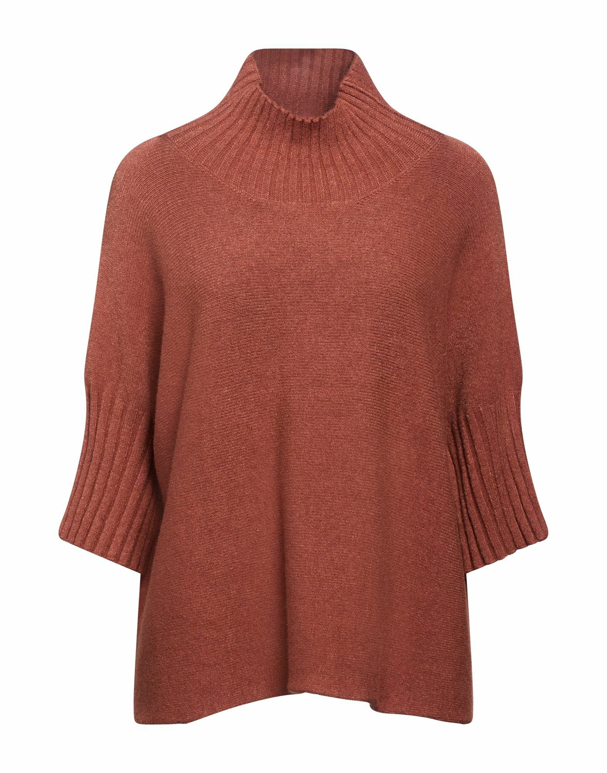 Manila Grace Womens Turtleneck Tan