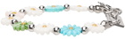 IN GOLD WE TRUST PARIS SSENSE Exclusive Multicolor Flower Bracelet