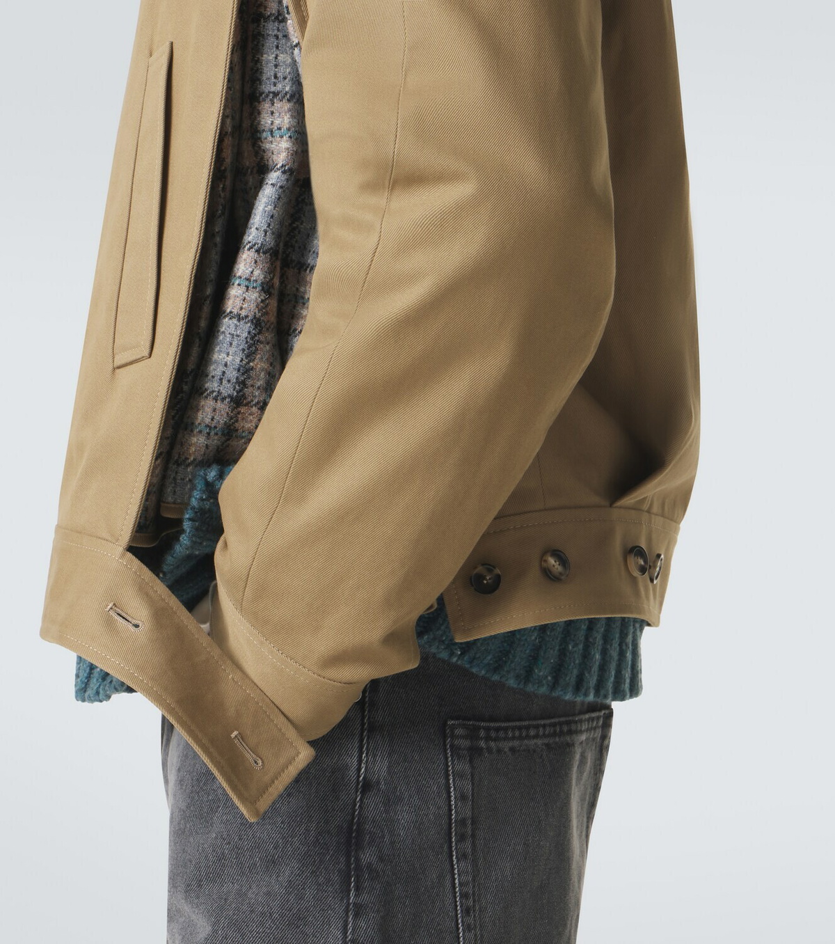 Loewe Layered cotton gabardine jacket