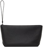 Maison Margiela Black Grained Leather Pouch