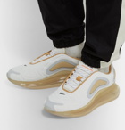 Nike - Air Max 720 Suede-Trimmed Mesh Sneakers - White