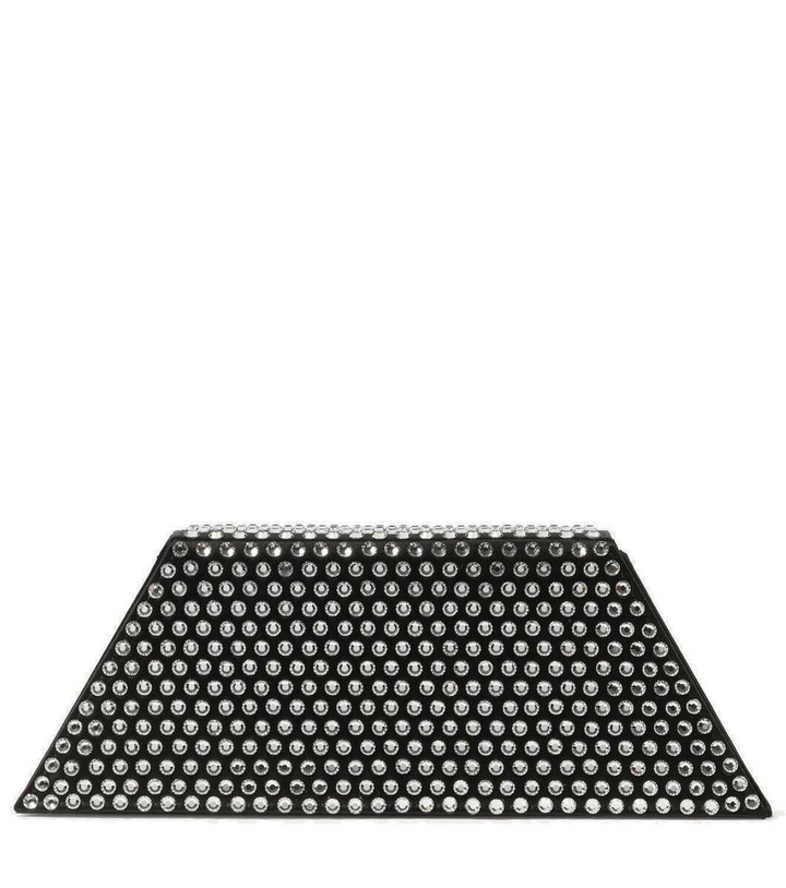 Photo: Amina Muaddi Superamini Yigit embellished satin clutch