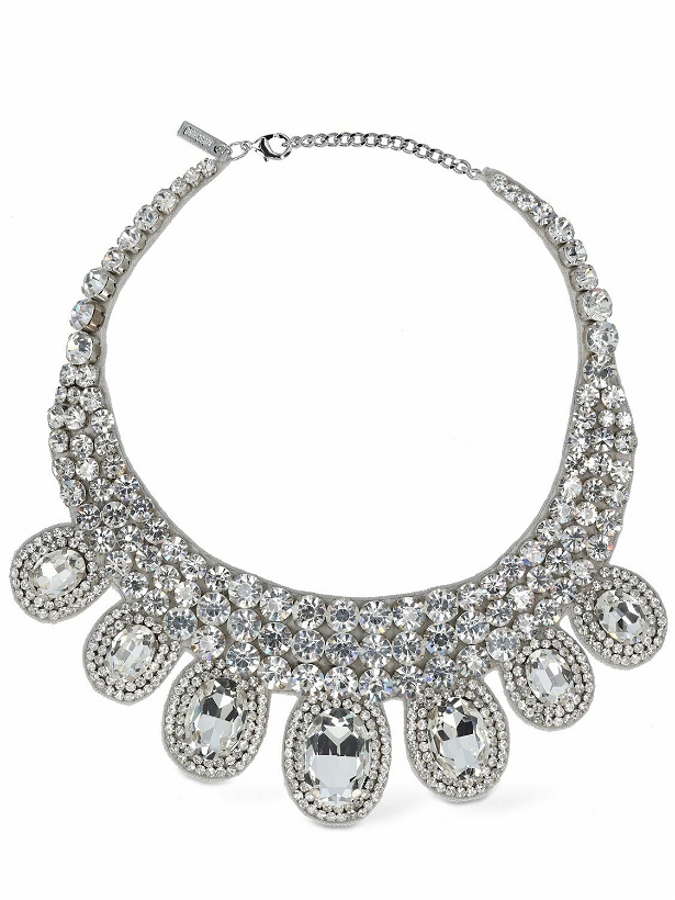 Photo: MOSCHINO - Crystal Drop Collar Necklace