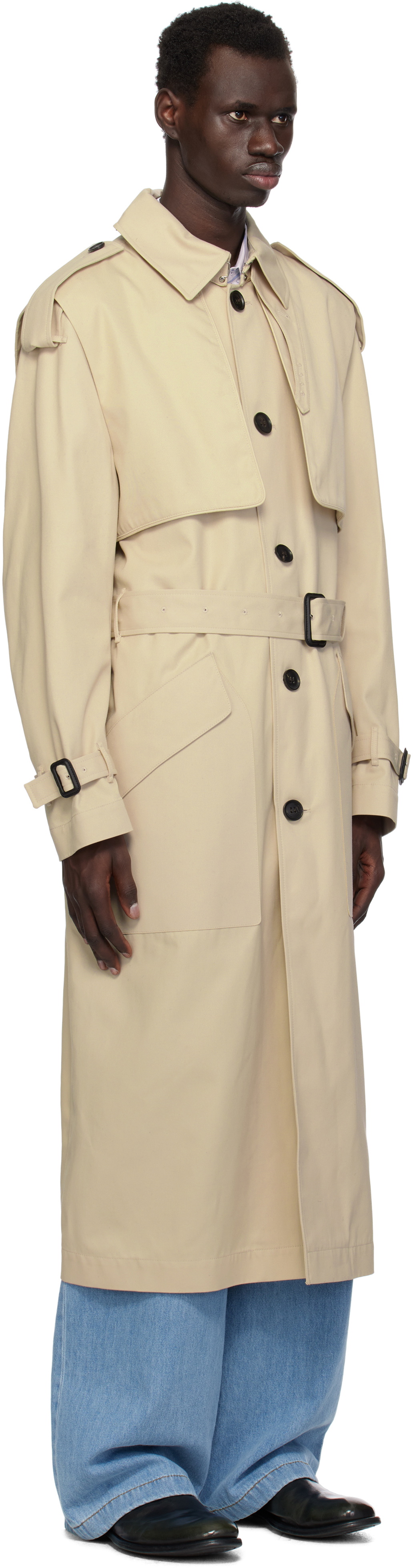 MACKAGE Beige Beau Trench Coat
