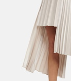 Peter Do - Pleated asymmetric midi skirt