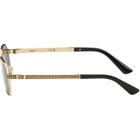 Versace Gold Greca Flow Sunglasses