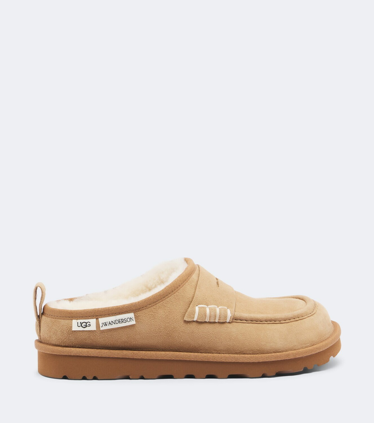 JW Anderson x UGG shearling-lined suede mules