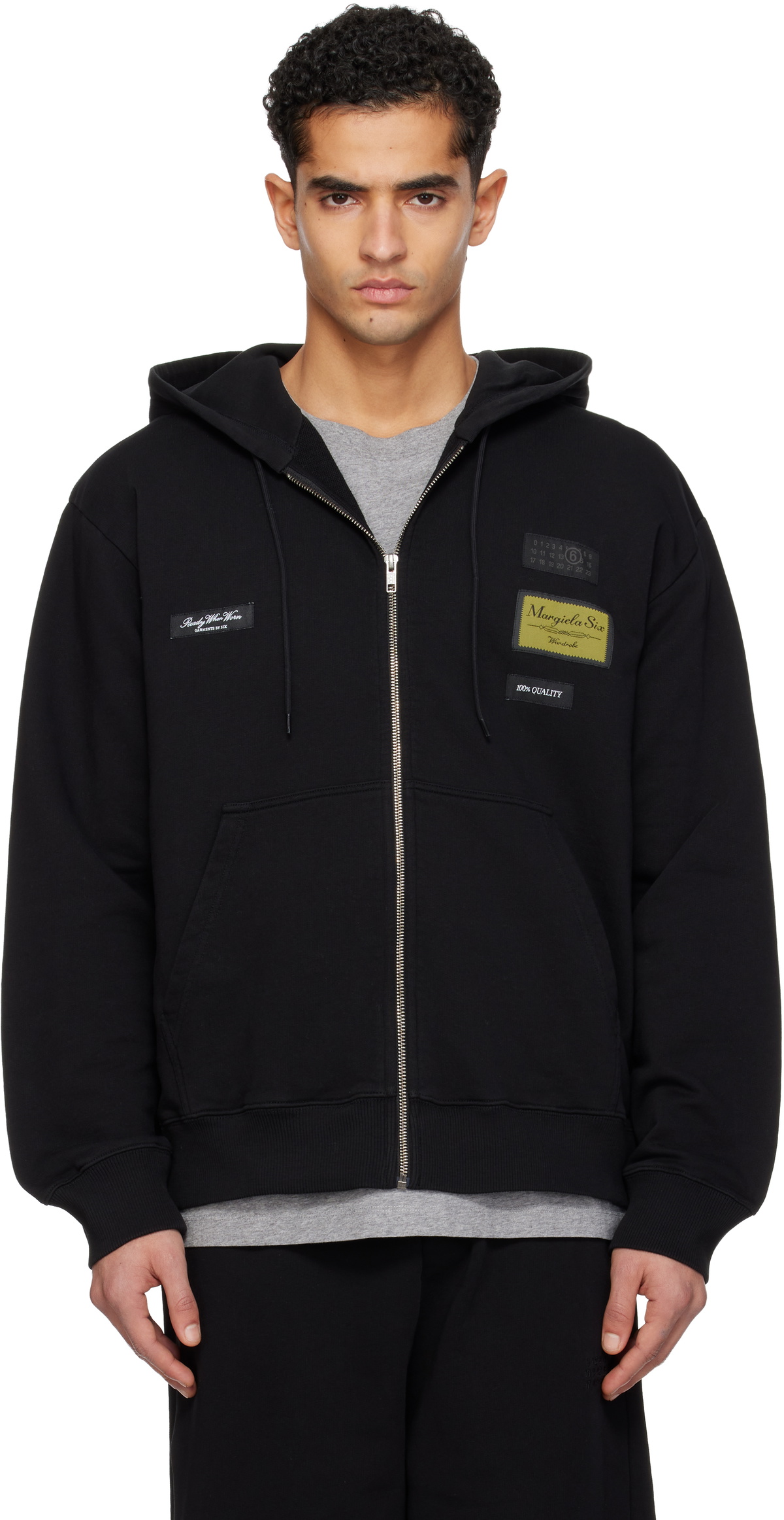 Diesel Black Gold Black Funnel Neck Hoodie Diesel Black Gold