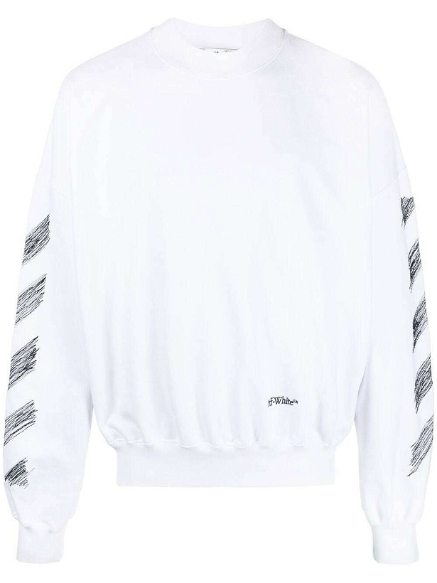 Photo: OFF-WHITE - Diagonal Cotton Sweatshirt