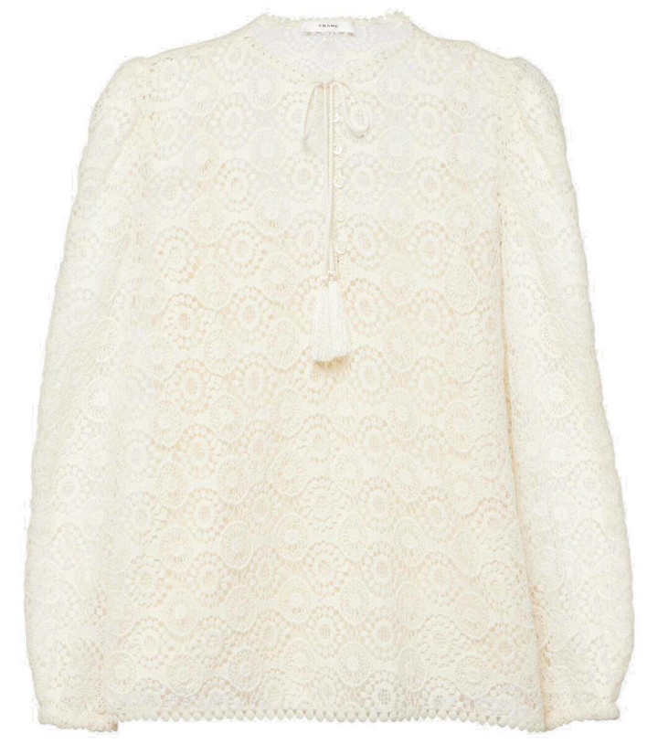 Photo: Frame Cotton lace blouse
