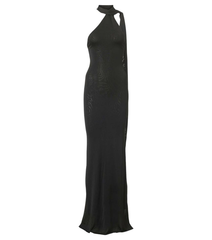 Photo: Galvan Mirage scarf-detail gown