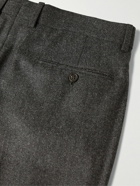 Dunhill - Mayfair Slim-Fit Wool-Flannel Trousers - Gray