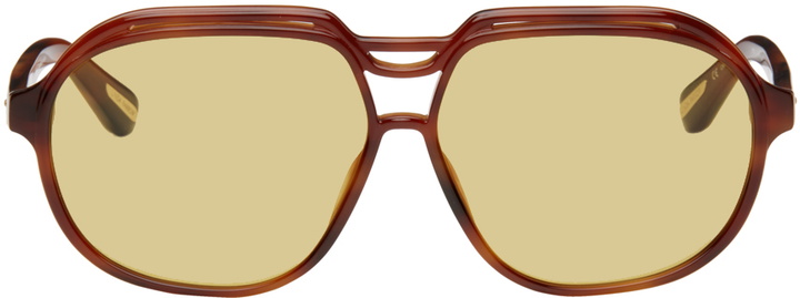 Photo: LINDA FARROW Tortoiseshell Raphael Sunglasses