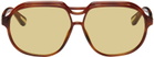 LINDA FARROW Tortoiseshell Raphael Sunglasses