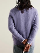 Howlin' - Shaggy Bear Brushed-Wool Sweater - Purple