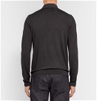 Berluti - Wool Polo Shirt - Men - Charcoal