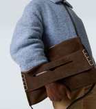 JW Anderson Loafer suede shoulder bag
