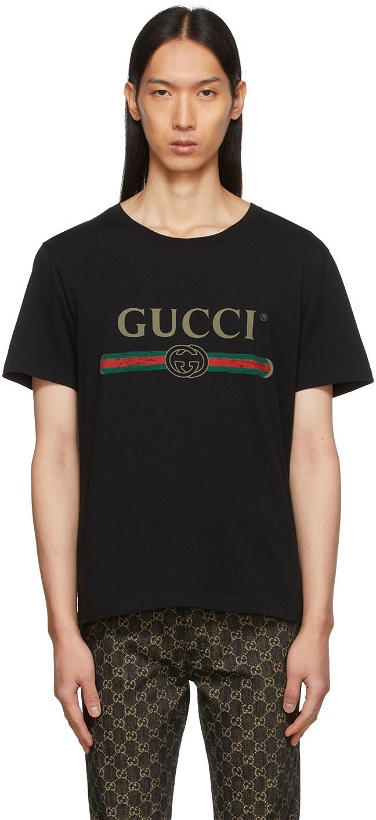 Photo: Gucci Black Logo T-Shirt