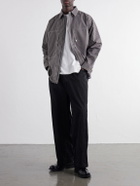 COMME DES GARÇONS HOMME - Checked Cotton-Shell Overshirt - Black