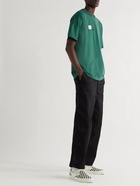 WTAPS - Home Base Logo-Appliquéd Cotton-Blend Jersey T-Shirt - Green