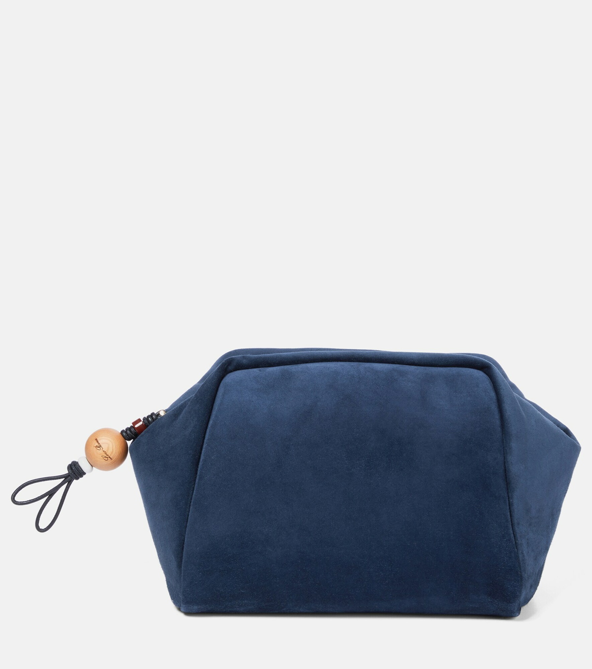 Loro Piana Suede Clutch Bag 19cm at 1stDibs