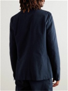 Officine Générale - Nehemiah Cotton-Seersucker Suit Jacket - Blue