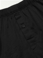 Hanro - Mercerised Cotton Boxer Shorts - Black