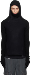 HYEIN SEO Black Techwool Hoodie & Gloves Set