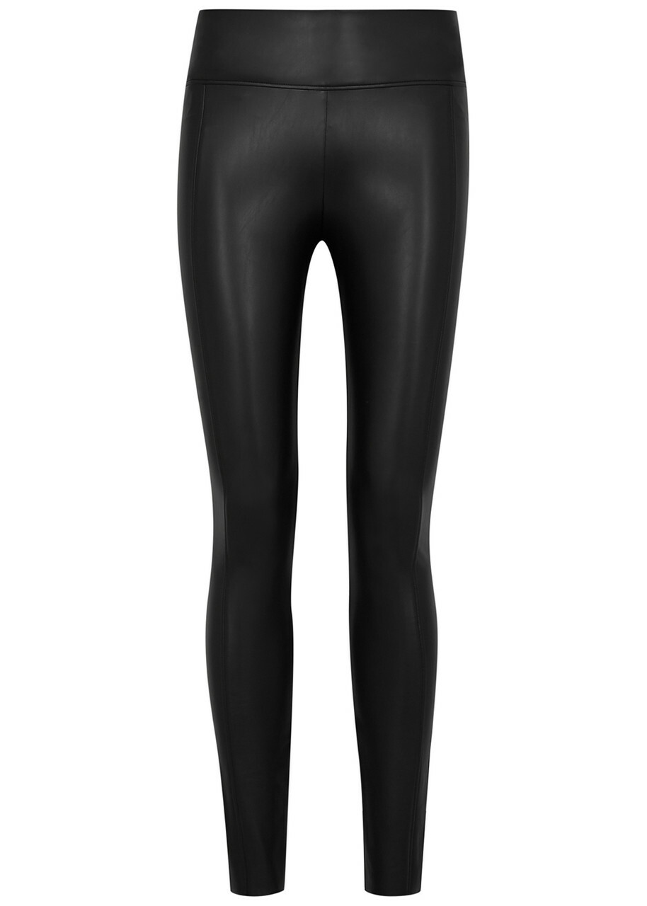 Wolford Edie Black Vegan Leather Leggings