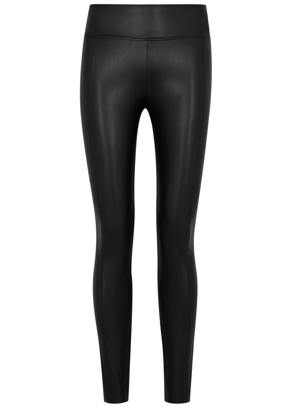 Photo: Wolford Edie Black Vegan Leather Leggings