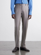 Brioni - Slim-Fit Wool-Gabardine Trousers - Gray