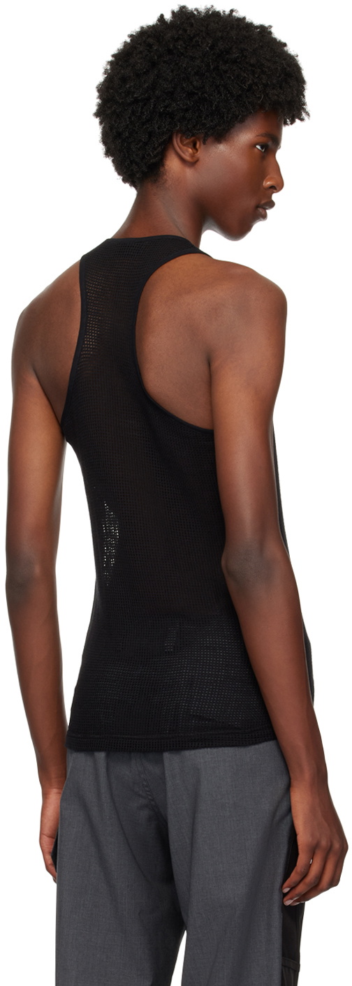 Olly Shinder Black Net Tank Top
